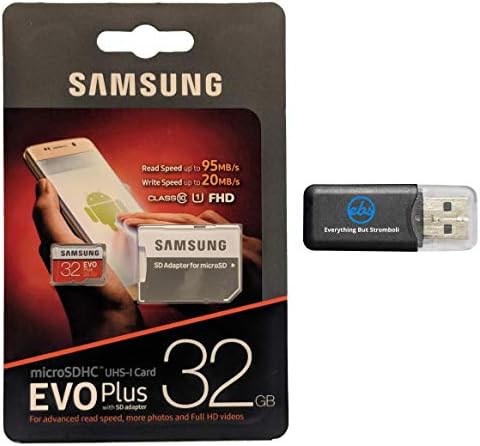 Samsung Evo Plus 32GB microSD Hafıza Kartı ve Adaptör, GoPro Hero 8 Siyah (Hero8), Max 360 UHS-I, U1, Hız Sınıfı 10, SDHC (MB-MC32G)