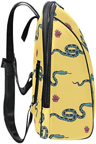 Öğrenci omuz sırt çantası vahşi sarı yılan Bookbag çanta kız erkek seyahat için