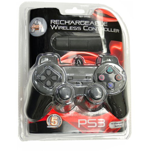 Arsenal Gaming AP3CON8 Kablosuz Denetleyici, Siyah-PlayStation 3