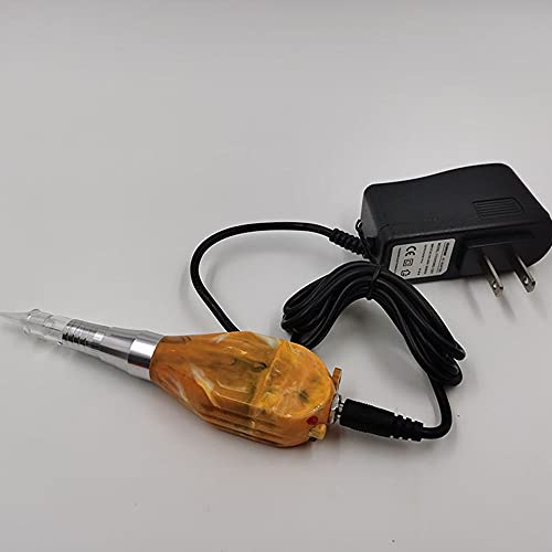 Protable Mini Kaş Makyaj Microblading Dövme Makinesi Kalem 0.35 35mm İğneler Plastik iğne Kapağı