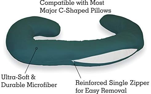 Yeni Mikrofiber Fermuarlı Yedek Annelik Vücut Yastığı Kapağı (Yeşil)