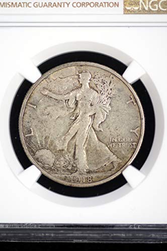 1918 S Yürüyen Özgürlük Gümüş Yarım Dolar 50C XF-40 NGC