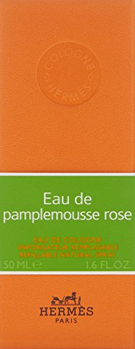 Unisex için Hermes Eau De Pamplemousse Rose Kolonya Doldurulabilir Sprey, 1.7 Ons