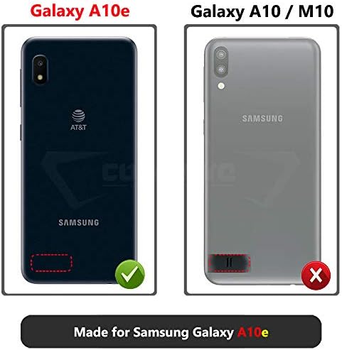 COVRWARE Aegis Serisi Kılıf ile Uyumlu Samsung Galaxy A10e ile Dahili [Ekran Koruyucu] Ağır Tam Vücut Sağlam Kılıf Zırh Vaka