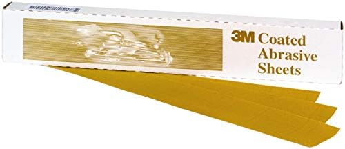 3M Altın Aşındırıcı Levha, 02554, P150 sınıfı, 3 2/3 inç x 9 inç, manşon başına 100 sayfa