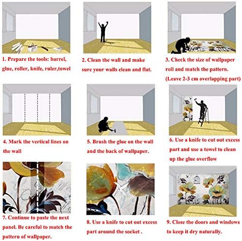 HGFHGD Boyutu Karikatür Hayvan Duvar Çocuk Odası Duvar 3D Duvar Kağıdı Arka Plan Duvar Posteri Duvar Sanatı duvar çıkartmaları