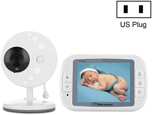 chensha 3.5 İnç Daha Büyük Ekran Kablosuz Dijital İzleme Kamera Bebek Kariyer Monitörü Radyocommunication Bebek Monitörü, ABD