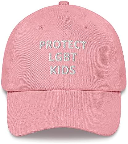 CreativeTees4You Korumak LGBT Çocuklar Gay Pride Lezbiyen Işlemeli Baba Şapka Ayarlanabilir Pamuk Kap