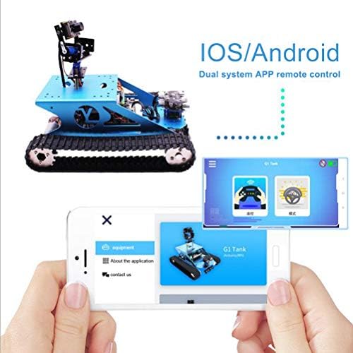 HGYYIO Akıllı Robot Araç Kiti, Programlama Ahududu Pi AI Robot Kiti ile 5G HD Kamera Video Gerçek Zamanlı İletim, Bluetooth +