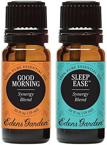 Edens Garden Günaydın ve Uyku Kolaylığı Uçucu Yağ Sinerji Karışımı, %100 Saf Terapötik Sınıf (Seyreltilmemiş Doğal/Homeopatik