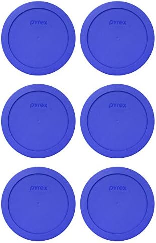 Pyrex 7201-PC Safir Mavi Yuvarlak Plastik Gıda Depolama Yedek Kapak