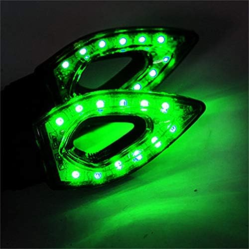 GZLMMY 2 parça 12 LED dönüş sinyali ampul LED kuyruk ışıkları göstergeleri lamba için Moto / motosiklet / motosiklet aksesuarları