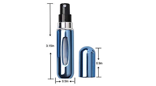 HİNNASWA Mini Doldurulabilir Parfüm Atomizer Seyahat Parfüm Atomizer Doldurulabilir Parfüm Dolum Şişe Seyahat Atomizer Püskürtücü