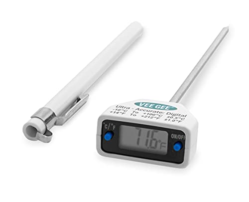VEE GEE Scientific 83110 Ultra Yüksek Hassasiyetli Dijital Termometre (1 Paket)