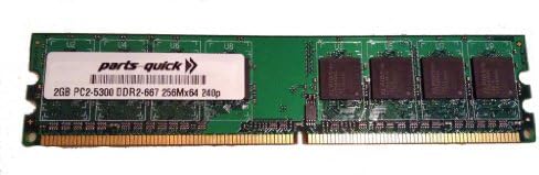 2 GB Bellek Gigabyte GA-X48-DS4 Anakart DDR2 PC2-5300 667 MHz DIMM ECC Olmayan RAM Yükseltme (PARÇALARI-hızlı Marka)