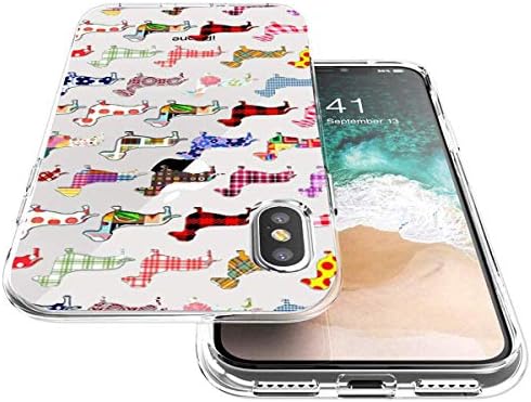 Ince Temizle Renkli Dachshund iphone için kılıf Xs Özelleştirilmiş Tasarım Yumuşak TPU ve Kauçuk Esnek Dayanıklı Darbeye Dayanıklı