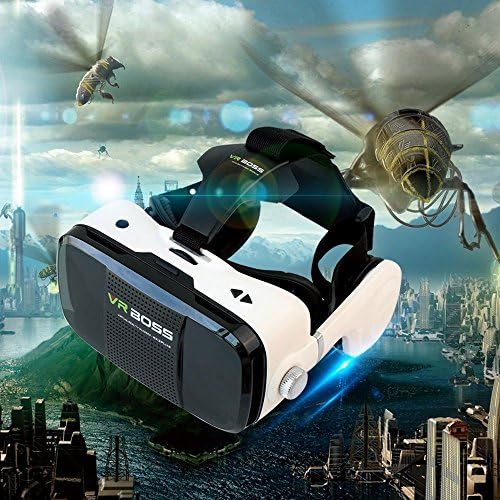 3D Sanal Gerçeklik Kulaklık, 3D VR Gözlük Destek Çağrı Cevap için En İyi Cep Telefonu 3D Filmler VR Oyunları 4.7-6.0 iPhone 6
