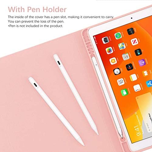 SsHhUu Klavye Kılıf için iPad Hava 4 10.9 2020 ile kalemlik, ince Hafif Akıllı Kapak ile Ayrılabilir Kablosuz Klavye için Yeni