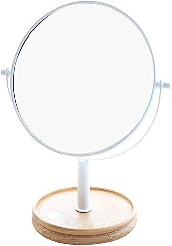 Ev Eşyaları Kozmetik Ayna Masaüstü Çift Taraflı Taşınabilir Tam Rotasyon 3X Büyüteç HD makyaj aynası Kozmetik Cilt Bakımı Tıraş