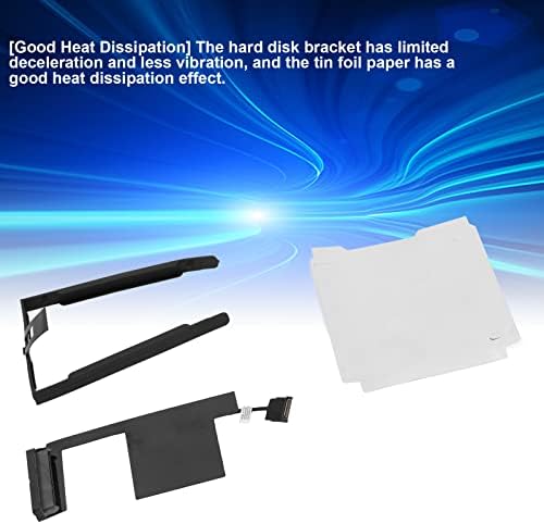 Jopwkuin HDD Yuvası Sol, 2.5 in Sabit Diskler için Güçlü PVC Malzeme HDD Tepsi Braketi