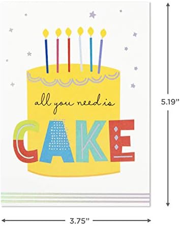 Hallmark Doğum Günü Kartları Çeşitleri, Zarflı 24 Kart (Gökkuşağı Yazısı, Gelmiş Geçmiş En İyi Gün)