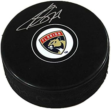 Sergei Bobrovsky Florida Panthers İmzalı İmzalı Hokey Diski-İmzalı NHL Diskleri