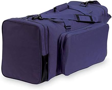 20 Boş Spor silindir çanta spor çantası Seyahat Duffel Ayarlanabilir kayış ve Kaldırma Ön Bölme (Mor)