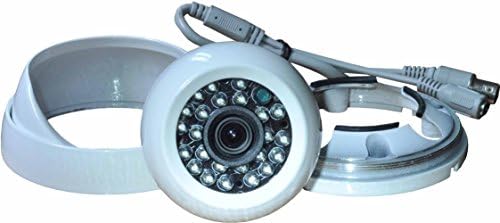 BlueFishCam 4.0 MP AHD, TVI, CVI 3-in-1 ile OSD 3.6 mm Lens 4MP Beyaz Alluminum Dome CCTV Kamera Su Geçirmez Kızılötesi 24 LED