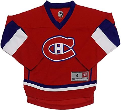 Montreal Canadiens Boş Kırmızı Erkek Ev Şerit Takım Giyim Forması