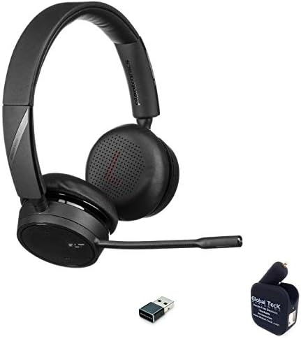 Plantronics Voyager 4220-UC Mikrofonlu Bluetooth Kulaklık Küresel Teck 2 Portlu Duvar ve araç Şarj Cihazı, Güç Kaynağı (USB A)ile