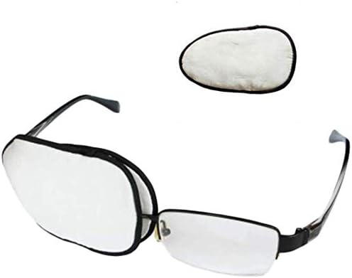 JKTR Ambliyopi göz bandı Gözlük Yumuşak Tek Göz Maskesi Tembel Göz ve Şaşılık Yamalar Çocuklar ve Yetişkinler için 0522