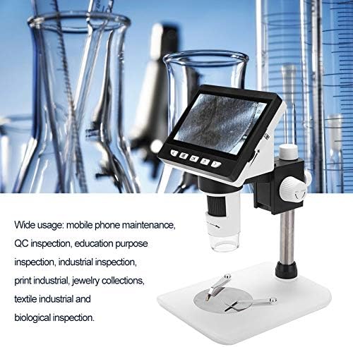 LCD Dijital Mikroskop 4.3 inç taşınabilir HD 1000 × Büyüteç LED ışıkları ile 1920 × 1080 Çözünürlük gözlem muayene aracı