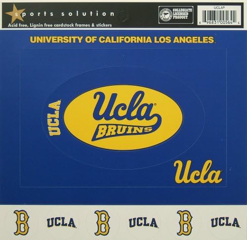 Spor Çözümü UCLA Bruins Kart Stoğu Çerçevesi