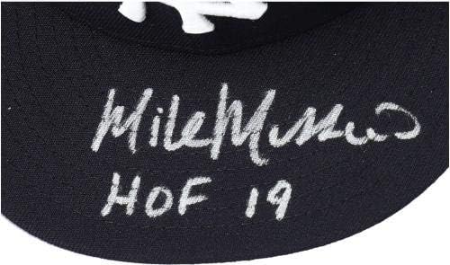 Mike Mussina New York Yankees İmzalı HOF 19Yazıtlı Yeni Dönem Şapkası - İmzalı Şapkalar