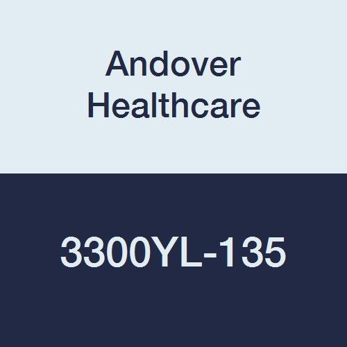 Andover Healthcare 3300YL-135 Coflex Non-Woven Yapışkan Kendinden Yapışkanlı Sargı, 15 'Uzunluk, 3 Genişlik, Sarı, Lateks Dökme