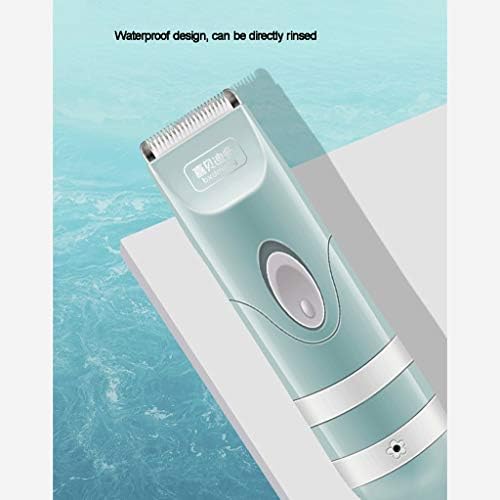 WXYPP Çocuk Saç Kesme Makinesi, Çocuklar Bebekler için Su Geçirmez Akülü Sessiz Çalışma USB Şarj Edilebilir Kullanımı Kolay (Renk: