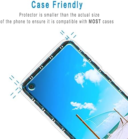 (2 Paket) Samsung Galaxy A21S ıçin HPTech Temperli Cam Ekran Koruyucu, Kurulumu kolay, Anti-Scratch, Vaka Dostu