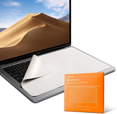 BÜYÜK HARF GhostBlanket Ekran Klavyesi Baskı Koruması Mikrofiber Astar ve Temizlik Bezi 15 MacBook Pro 15ve 16 ile uyumlu