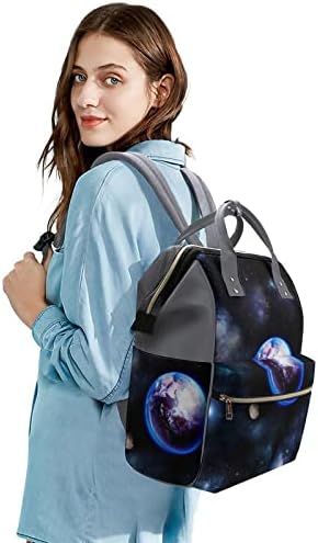Astroloji Astronomi Baskılı Bebek Bezi Çantası Bebek Bagpack Nappy Çantalar Su Geçirmez Seyahat omuzdan askili çanta Anne ve