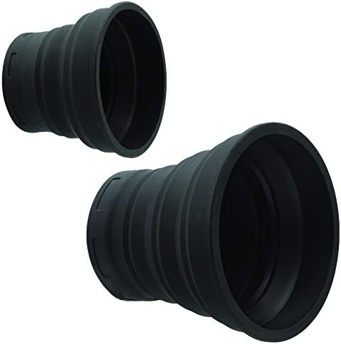 KUVRD-Üniversal Lens Kapağı-Lenslerin %99'una Uyar, Dairesel Filtrelerin %99'unu Tutar, 72-112mm, 2'li Paket-(2 Orta)