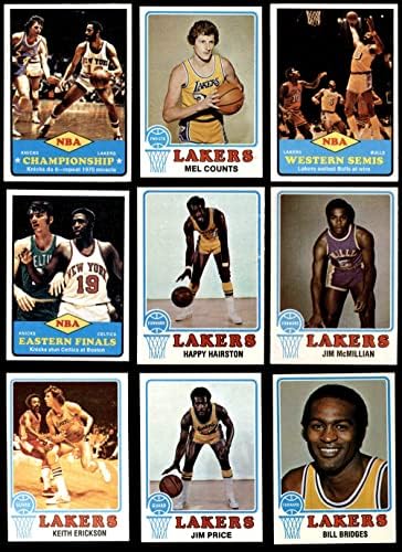 1973-74 Topps Los Angeles Lakers Takım Seti Los Angeles Lakers (Set) ESKİ / MT Lakers
