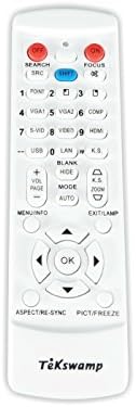 BenQ MX520 için yedek Video Projektör Uzaktan Kumanda (Beyaz)