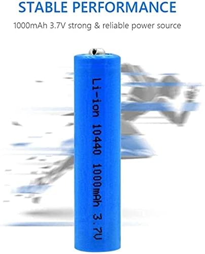 Lityum iyon batarya 3 7 V 1000 mAh Li-İon Piller 10440 Yedek Hücreleri için Elektrikli Tıraş Makinesi Fare-2 Adet