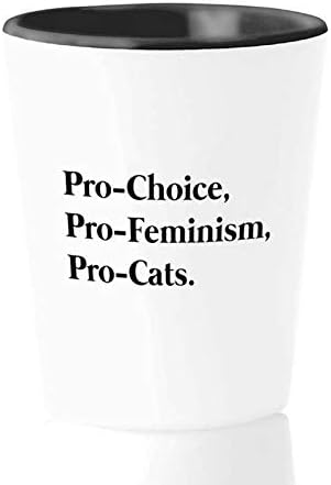 Feminist Shot Cam 1.5 oz - Pro Seçim Pro Feminizm Pro Kediler-Feminizm Hareketi Eşitlik Kedi Sevgilisi
