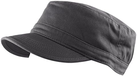 Şapka Depo Kravat Boya ve Yıkanmış Pamuk Temel ve Sıkıntılı Harbiyeli Kap Askeri Ordu Tarzı Şapka