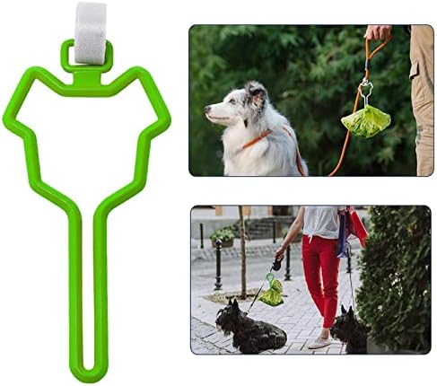 Homyl Atık Torbası Taşıyıcı Poop Çanta Tutucu Kullanımı Köpek Yürüyüş için Poo Çanta Dağıtıcı Eller-Serbest çöp Torbası Aksesuarları-Yeşil