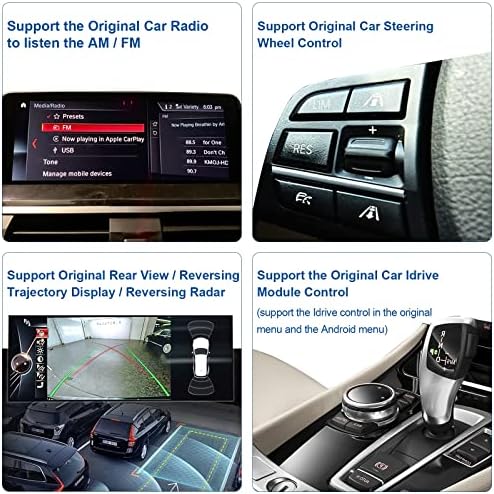 Dasaita 12.3 BMW 3 Serisi 4 Serisi 2018 EVO Sistemi Android Araba Stereo Kablosuz Carplay / Kablolu Android Otomatik Dokunmatik