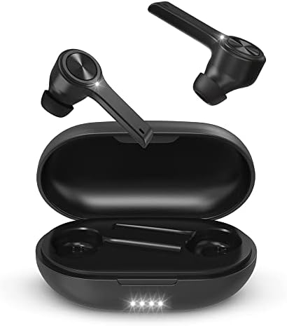 TETHYS Gerçek Kablosuz Kulaklıklar-iPhone ve Android Telefon ile Uyumlu Bluetooth 5.0 Kulak İçi Kulaklık, Dahili Mikrofon / Pro