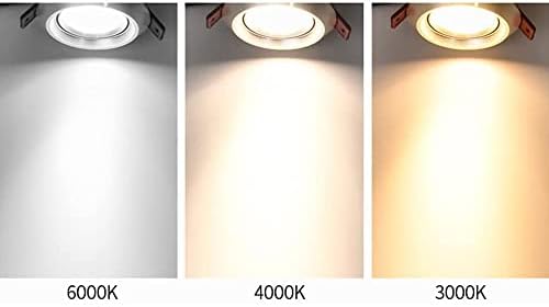 FAJOPQW 7 W, 10 W, 15 W Güçlendirme gömme ışıklar fikstürü otel Villa LED tavan ışık dar LED güçlendirme gömme aydınlatma Can