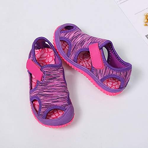 Huaaı Yaz Çocuk Çocuk Bebek Kız Erkek Plaj Kaymaz Açık Sneakers Sandalet Ayakkabı Bebek Yenidoğan Yumuşak Taban Tek Ayakkabı